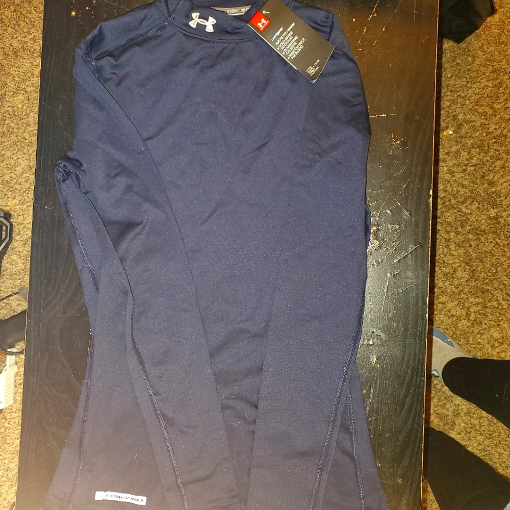 Under Armour Coldgear - blue, long sleeved, Underarmour women's size small